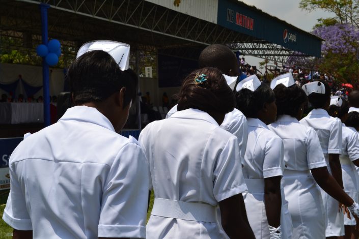Nurses Graduation in Full Uniform